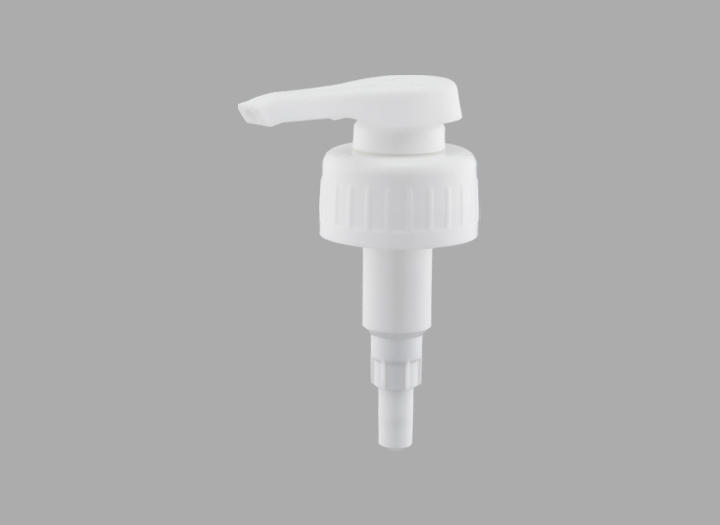 kr-3019白色pp乳液皂液器泵塑料，带4cc输出棱纹，光滑